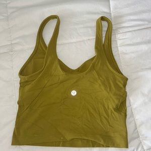 lululemon align tank olive green